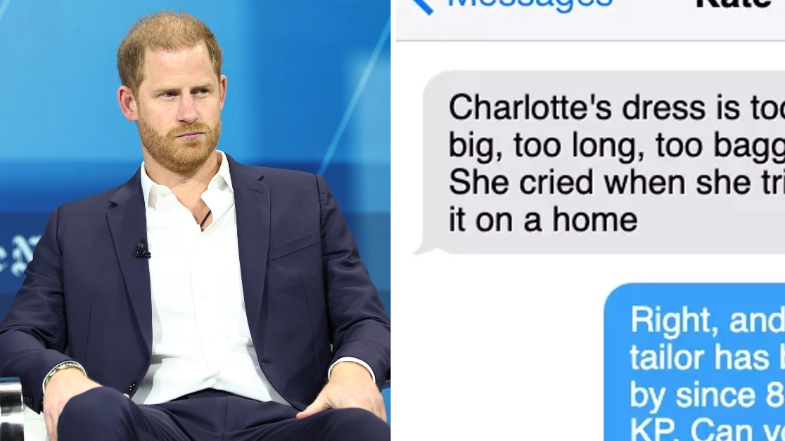 Prince Harry exposed text message argument between Kate and 'sobbing' Meghan