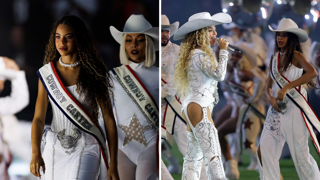 Beyoncé fans in shock at her daughter Blue Ivy as she makes unexpected cameo during NFL halftime show