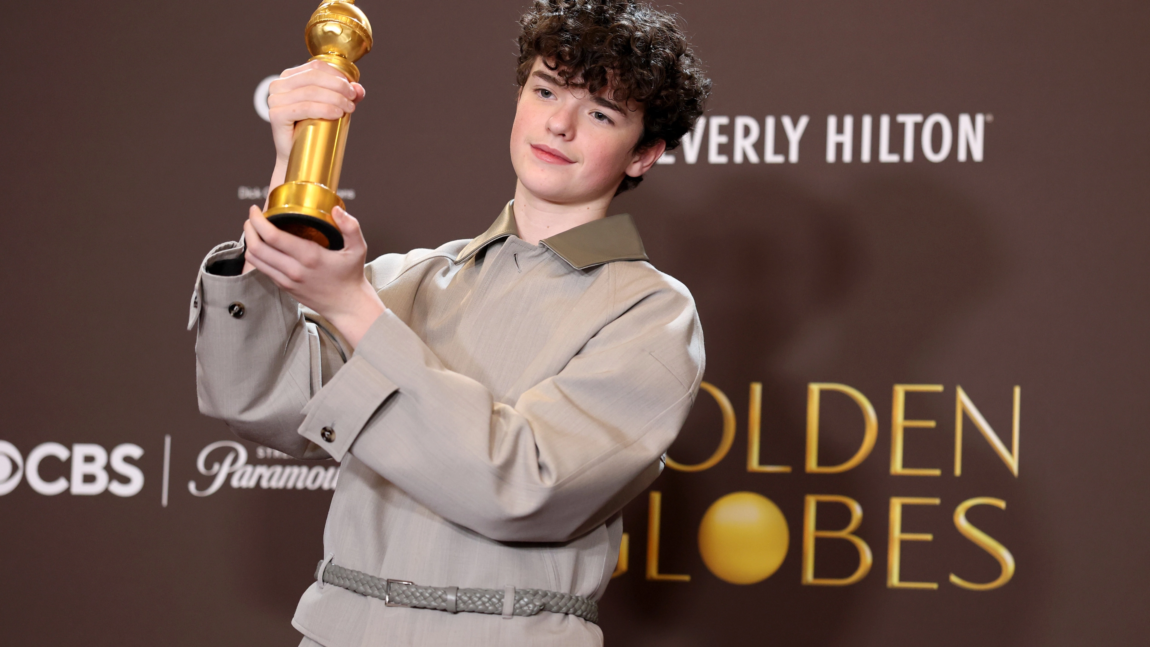 Adolescence actor Owen Cooper makes Golden Globe history as he breaks three records back-to-back