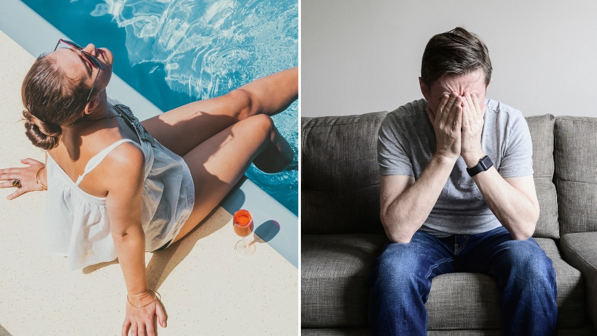 Woman has no regrets after jetting off on holiday alone and leaving furious husband at home