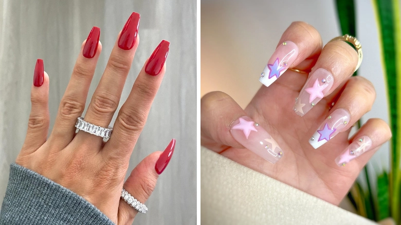 People are going wild for coffin-shaped nails, here’s the lowdown