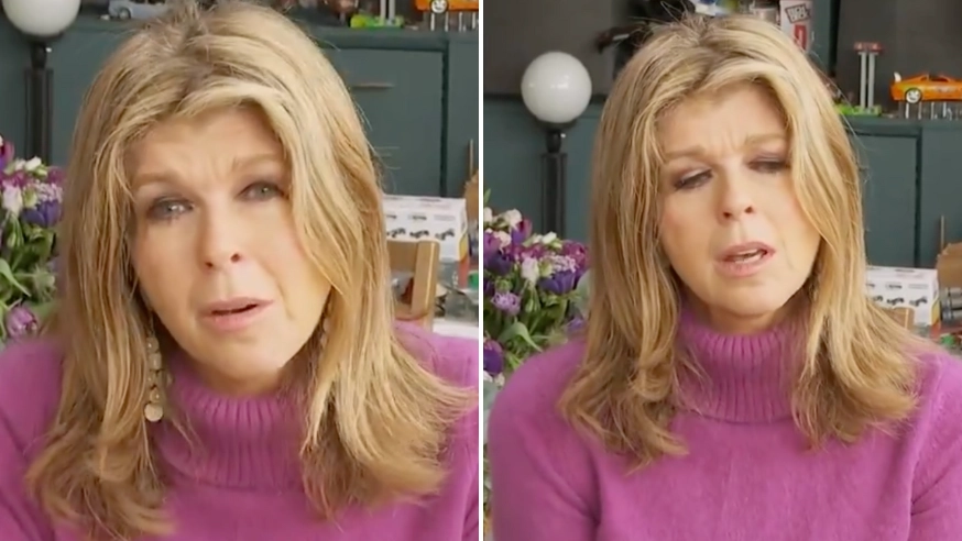 Kate Garraway holds back tears in emotional return to Good Morning Britain