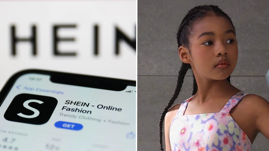 Shoppers slam Shein for 'sexualising young girls' with slimming workout gear