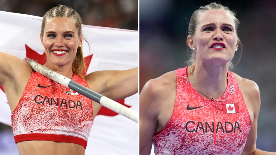 Only Fans model and Olympian leaves fans shocked after unusual celebration after successful pole vault