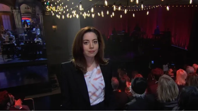 Aubrey Plaza fans ‘spot’ heartbreaking detail in her outfit during unexpected SNL appearance after husband’s tragic death