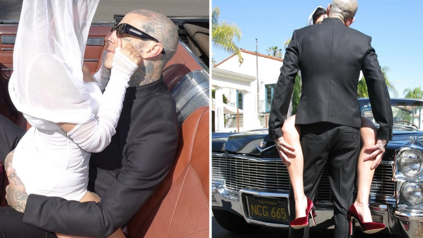 Fans Divided After Kourtney Kardashian Shares Unseen 'Raunchy' Wedding Snaps