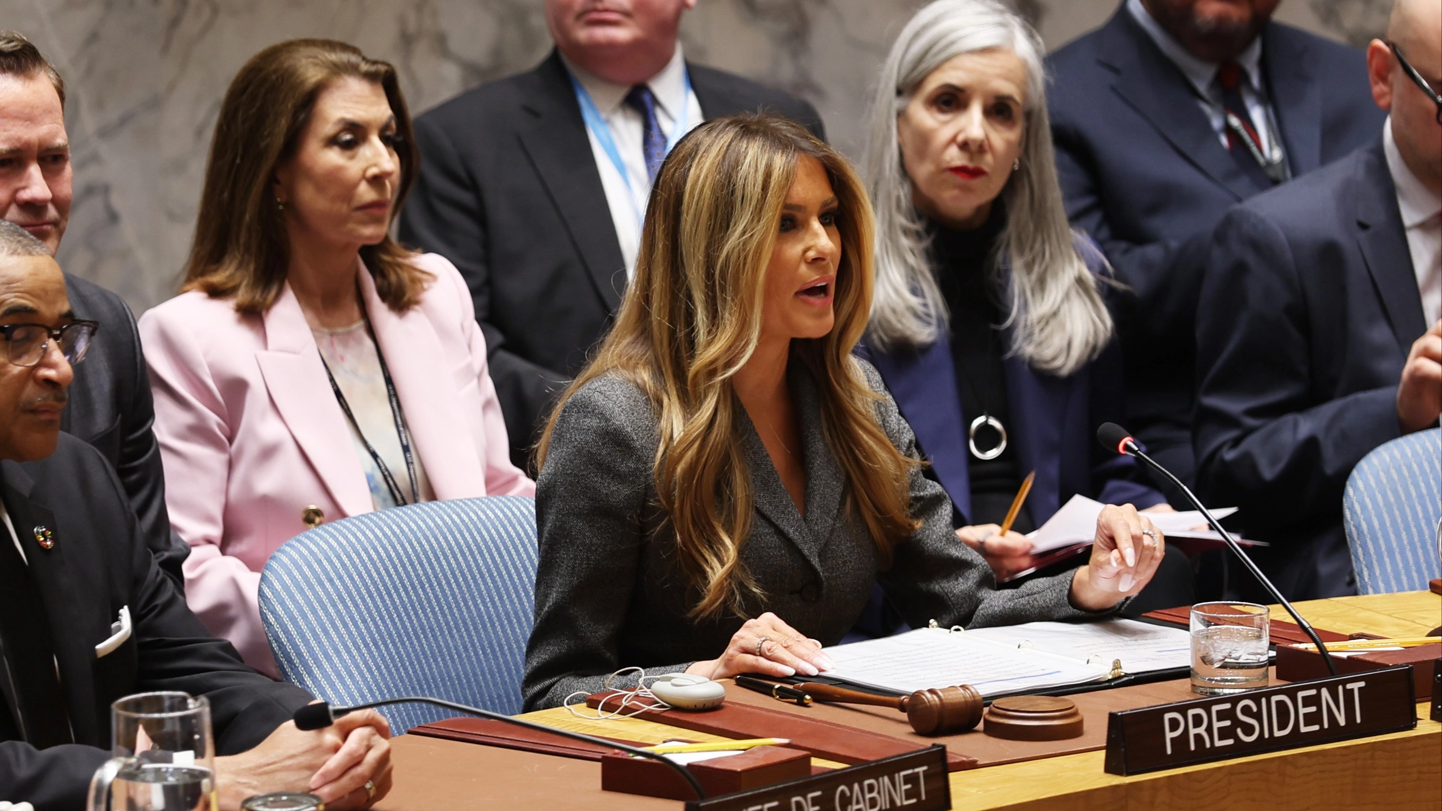Melania Trump called out for chairing UN meeting on children in conflict