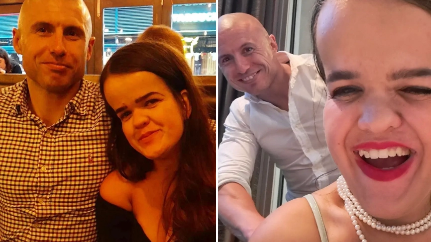 3'9" woman defends relationship with 5'9" boyfriend