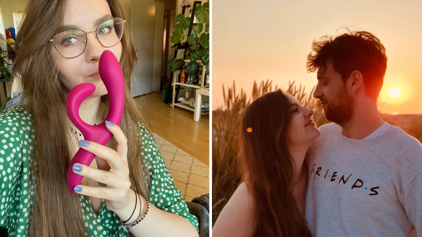 Woman gets paid to test sex toys with her boyfriend for a living