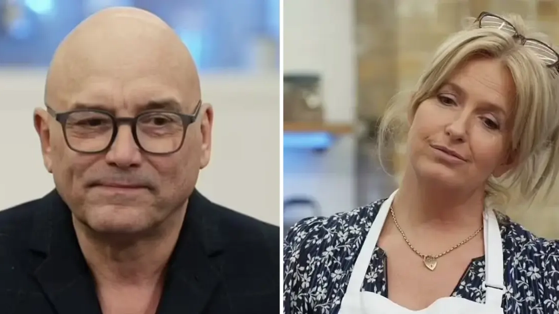 Moment MasterChef’s Gregg Wallace refuses to eat Penny Lancaster’s food as Rod Stewart launches savage attack on star