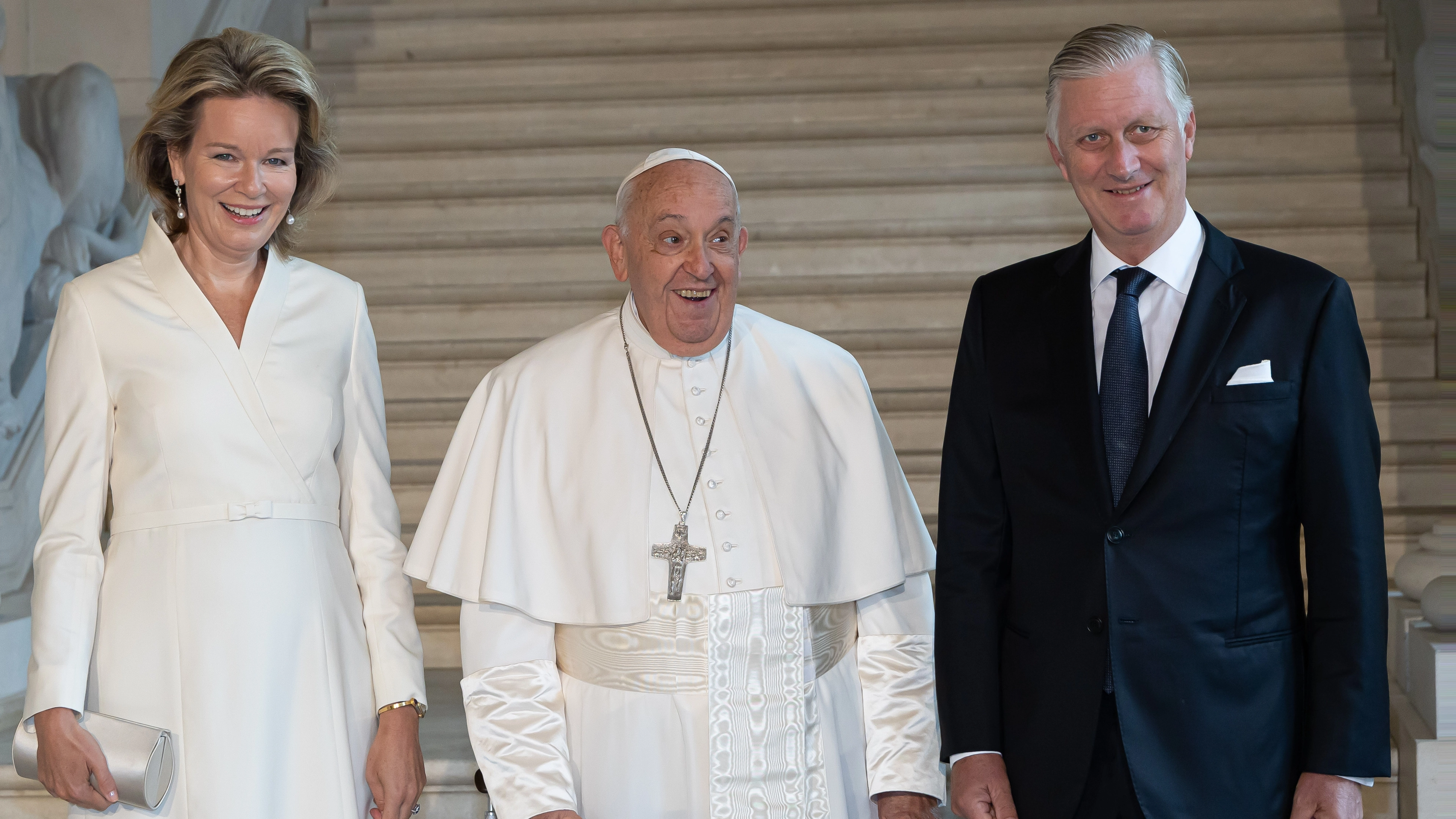Only seven women in the world can wear white to meet the Pope - and Queen Camilla isn’t one of them