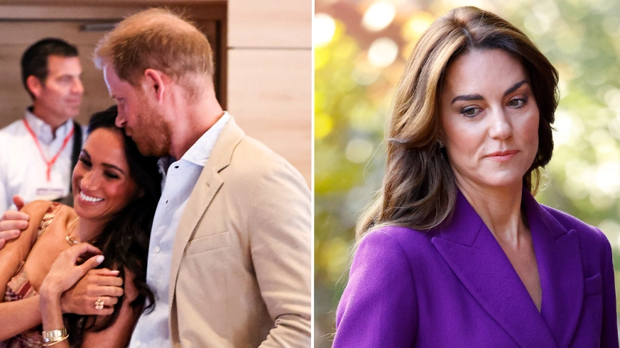 Prince Harry and Meghan Markle accused of making same mistake as Kate Middleton in new Christmas card