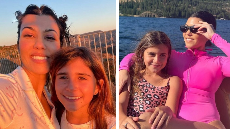 Kourtney Kardashian says she still sleeps in same bed as Penelope, 10