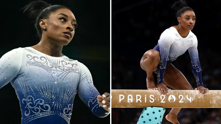 Conspiracy theorists 'work out' why Simone Biles fell to floor during event after spotting pattern at Olympics