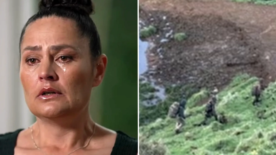 Tearful mum shares tragic theory as missing children are spotted in wilderness three years after vanishing