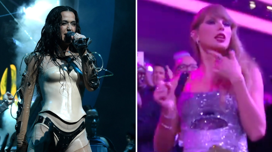 Taylor Swift’s reaction to Katy Perry’s NSFW performance at VMAs couldn’t be more different to Orlando Bloom’s