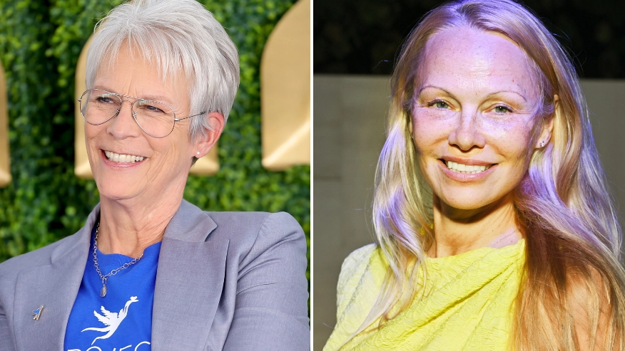 Jamie Lee Curtis praises Pamela Anderson for wearing no makeup at Paris Fashion Week
