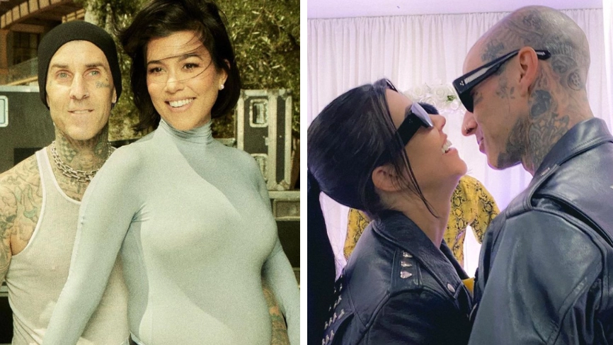 Kourtney Kardashian’s husband Travis Barker confirms baby boy’s name