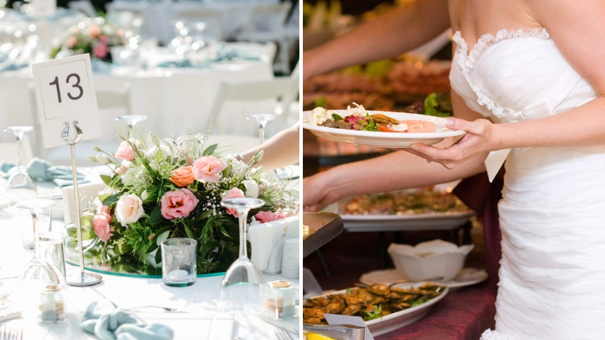 Bride hits out at ‘rude’ wedding guest for bringing her own food but people think she had a good reason