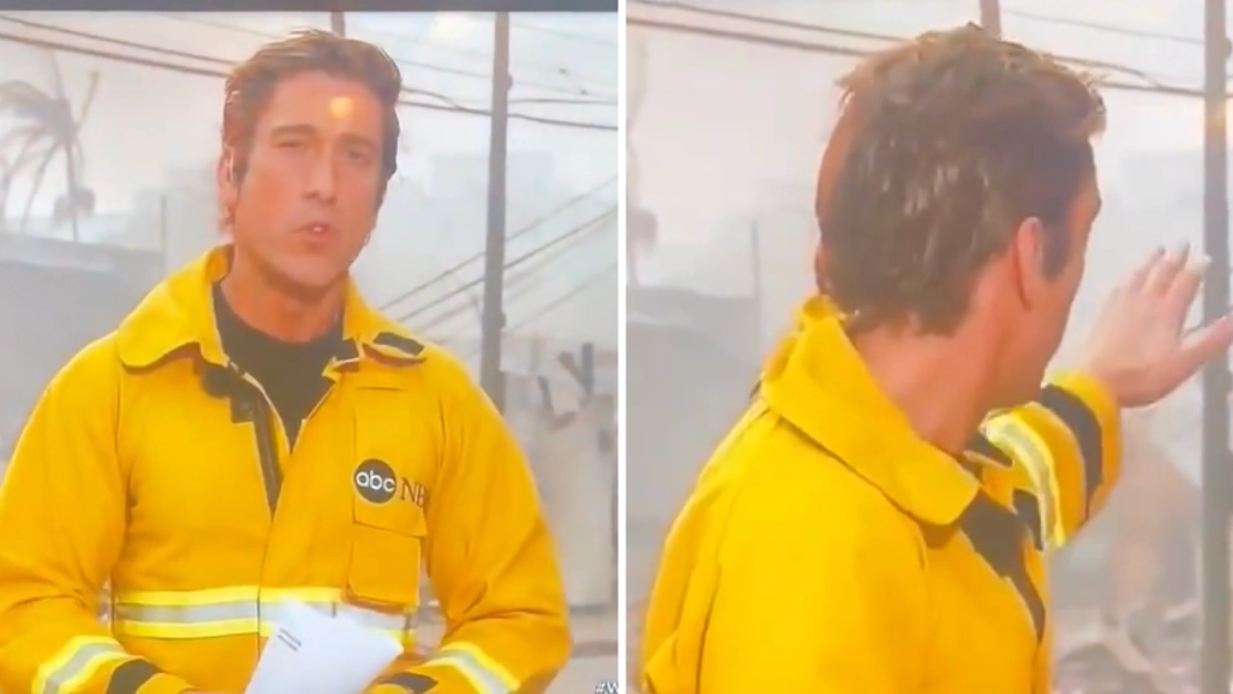 Viewers divided after spotting major edit to newsreader's appearance while reporting on devastating LA wildfires