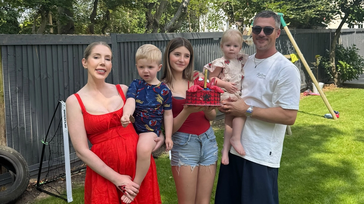Katherine Ryan shares husband's struggle with male postpartum depression as expert explains little-known condition