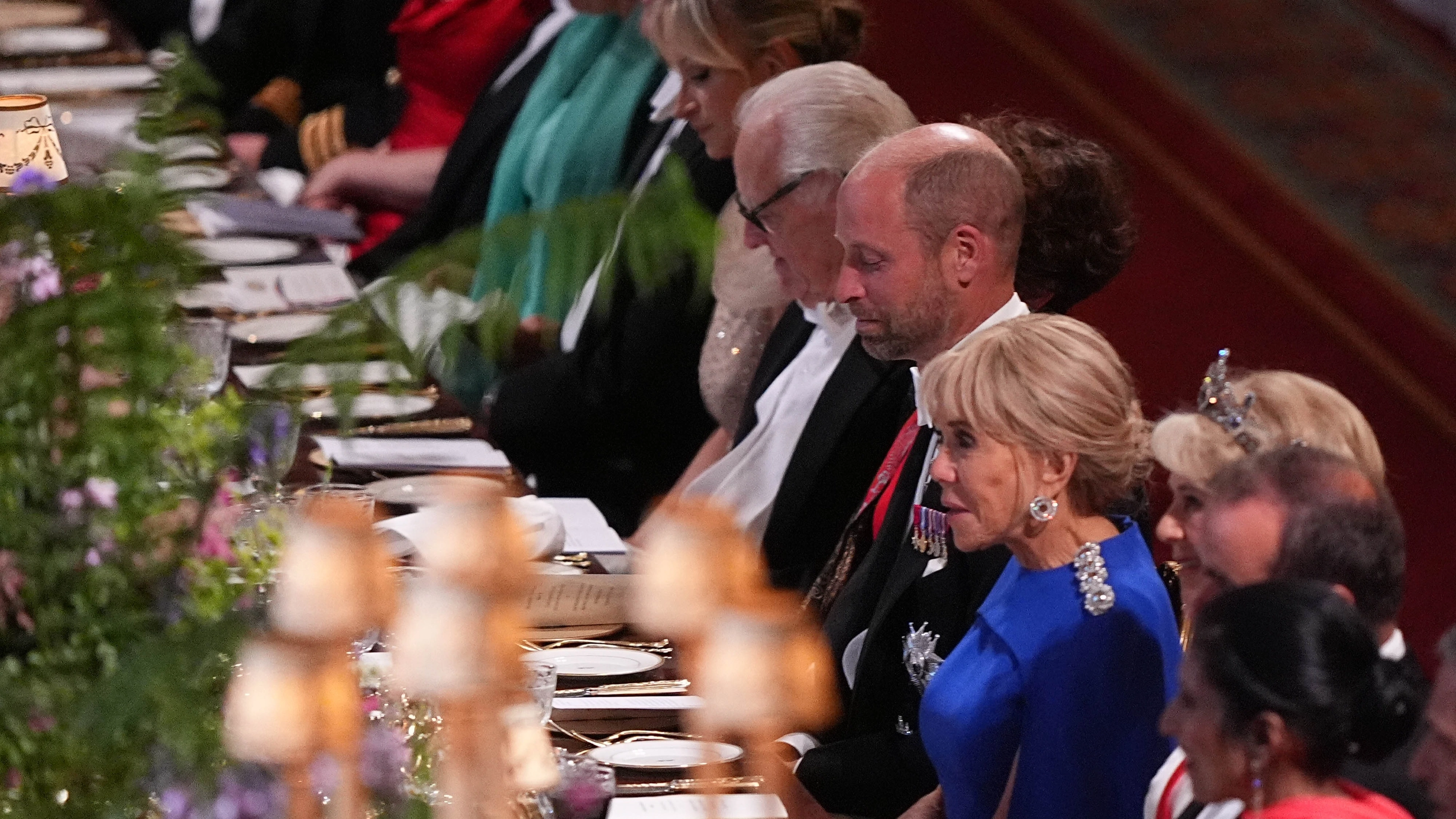People think Prince William's unusual behaviour at state dinner was a deliberate 'f**k you' to protocol