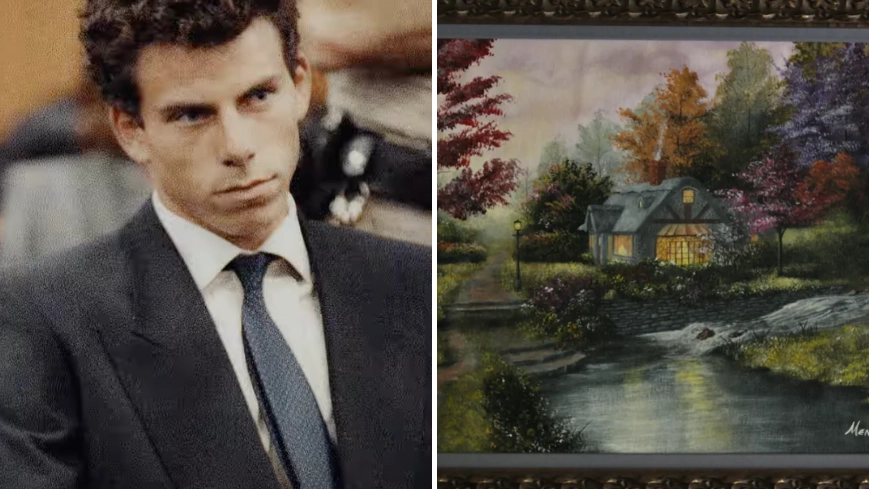 Netflix fans ‘work out’ sad meaning behind Erik Menendez’s ‘eerie’ painting in new documentary