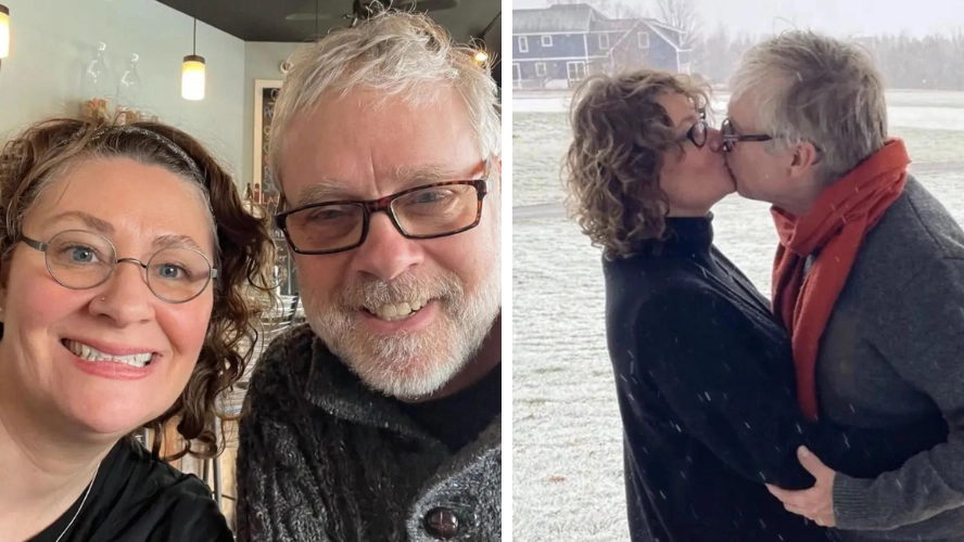 Woman says her husband helped her find a new lover before he died
