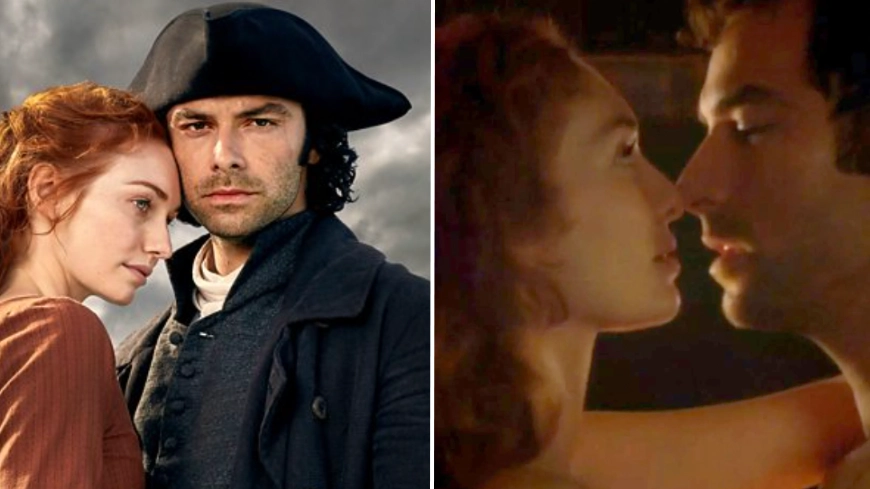 Poldark star labels sex scenes 'laughable' because of what actors had to wear while filming