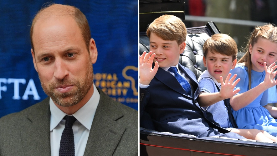 Prince William reveals one relatable reason why George, Charlotte and Louis always bicker