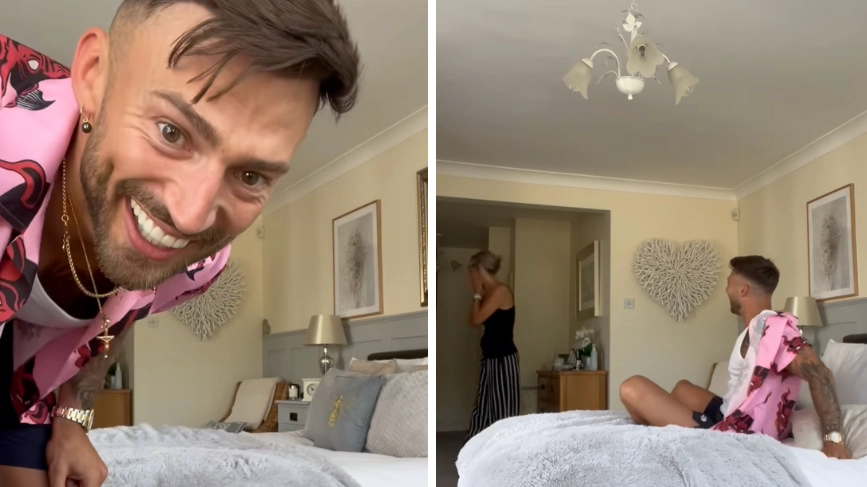 Jake Quickenden's Mum Furious After He Pulls Bed Prank