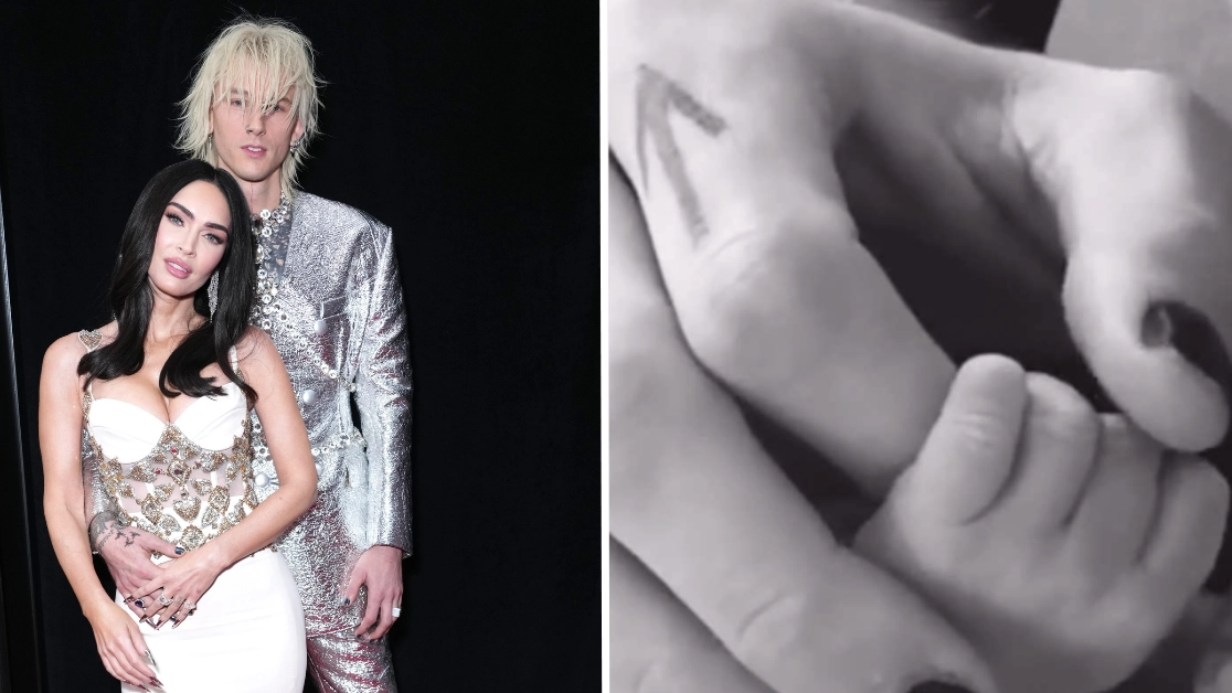 Machine Gun Kelly and Megan Fox fans only just realising they hinted at baby’s unique name years before finally revealing it