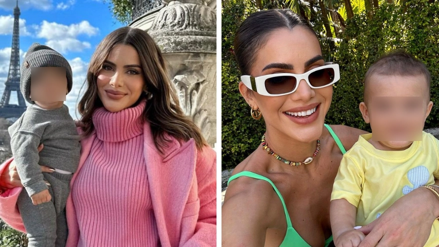 Influencer Camila Coelho hits back after receiving backlash for posing with baby on balcony ledge