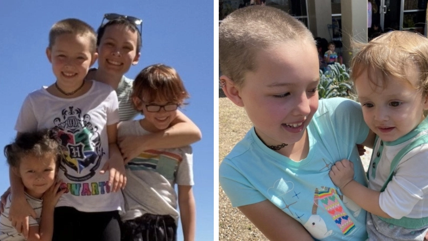 Mum says she lets 'free-range' children drink coffee and go barefoot in public