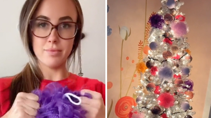 Mum's Lorax style Christmas tree leaves people divided