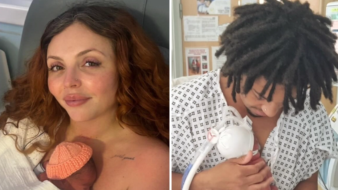 Jesy Nelson gives birth to twins after revealing they’d been diagnosed with heartbreaking health condition in the womb