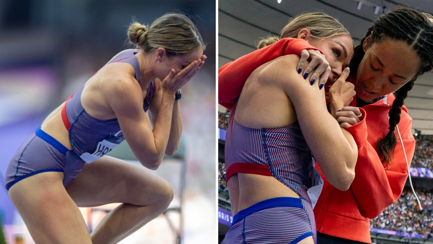 Olympic athlete scores zero after huge mistake despite body clearing bar on high jump