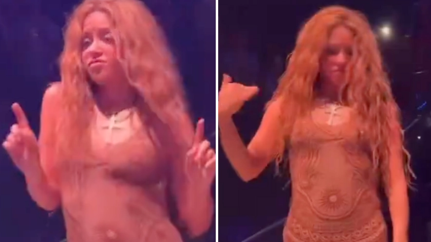 Shakira walks off stage after noticing fan ‘filming up her dress’ during performance