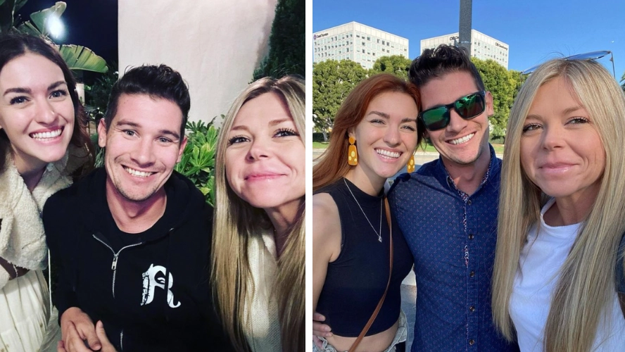 Woman who talked boyfriend into joining throuple opens up about their sleeping arrangements