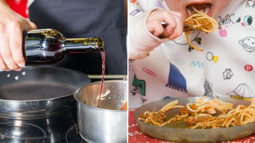 Mum left furious after colleague gives her son red wine pasta sauce while babysitting