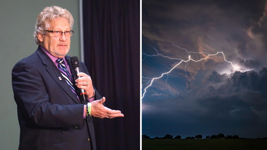 Man who was 'killed' after being struck by lightning reveals what he saw when he flatlined