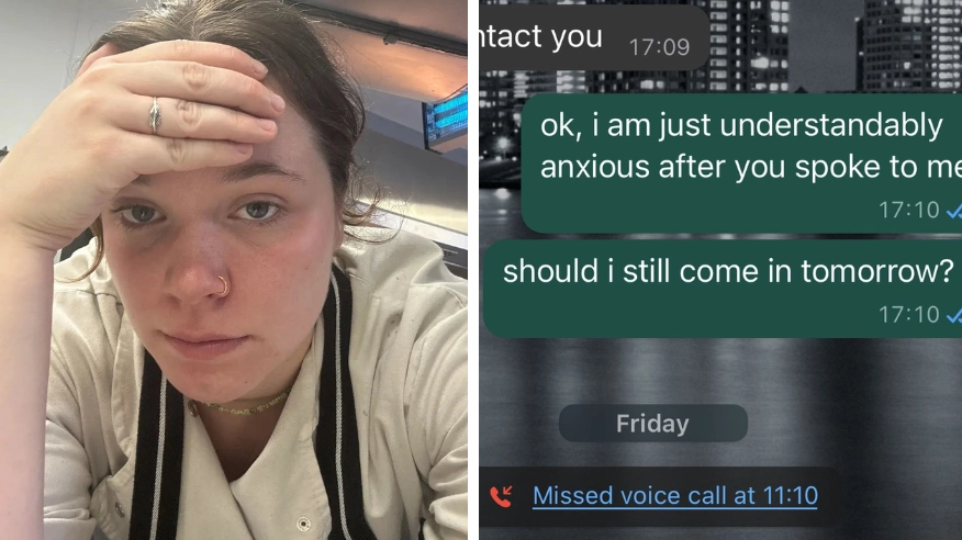 Chef sacked after just two weeks for 'checking her phone during her shift'
