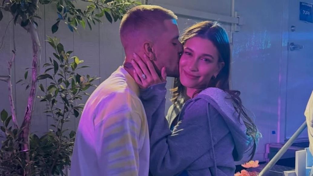 Justin Bieber shares intimate PDA moment with Hailey in behind-the-scenes Coachella pic