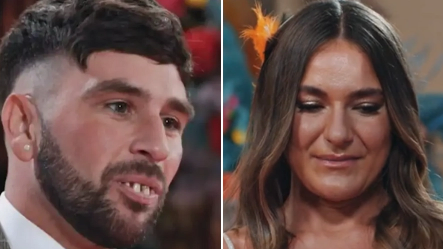 Married At First Sight UK viewers in tears at bride’s explicit three-word response to seeing husband for first time in sneak peak preview