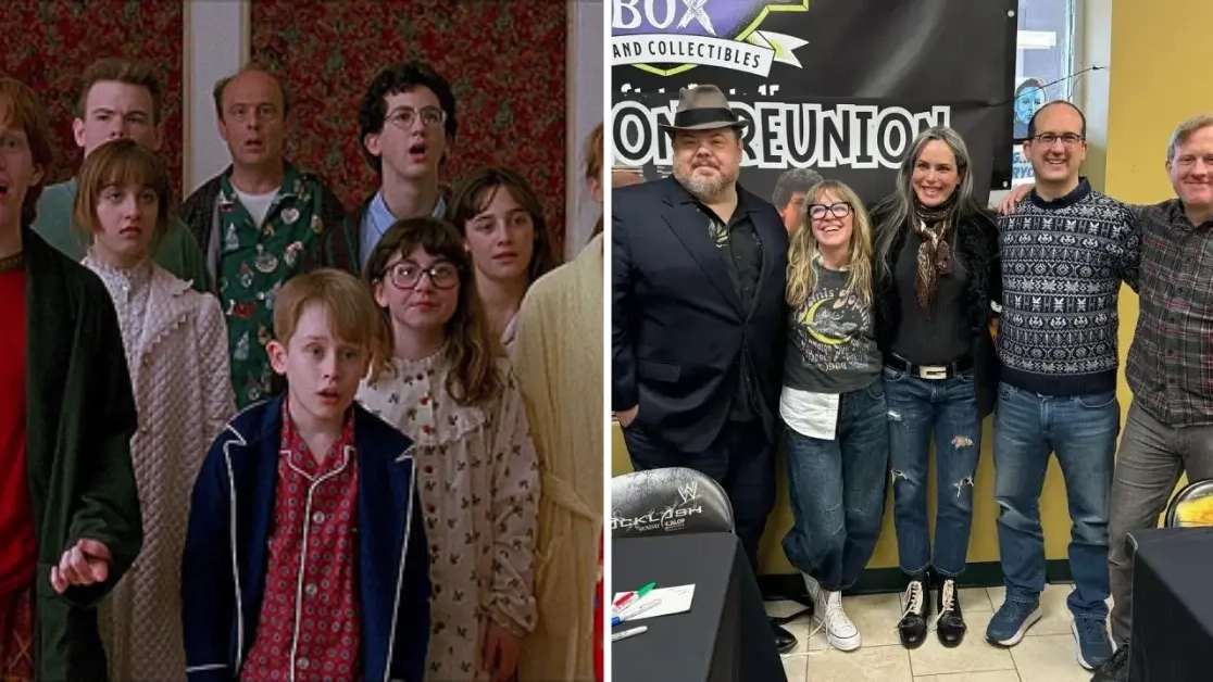 Home Alone cast reunite for first time in 34 years and it’s almost impossible to work out who’s who