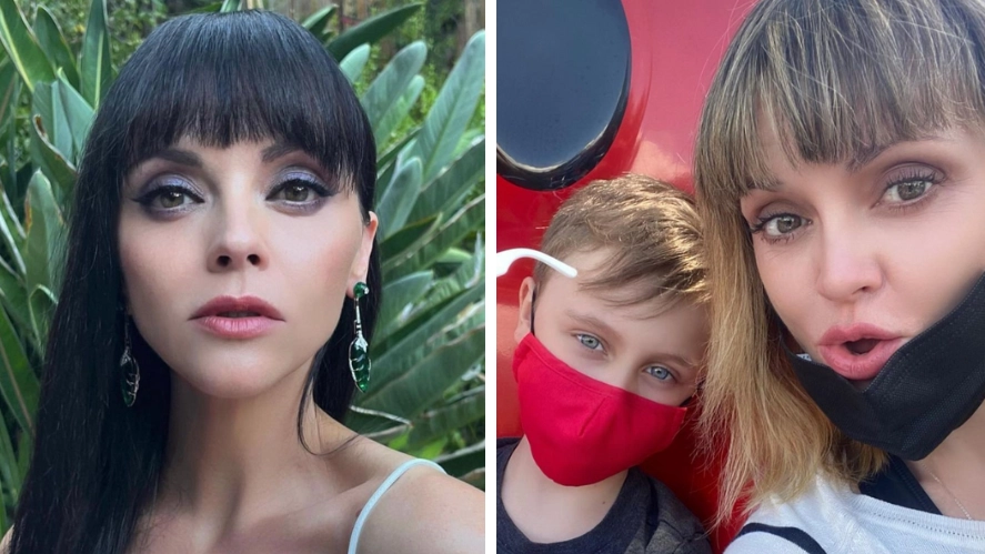 Christina Ricci admits eight-year-old son still sleeps in same bed as her