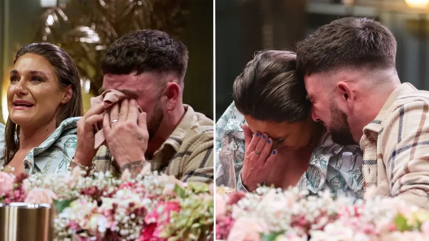MAFS UK star Kieran issues blunt message ahead of emotional dinner party that sees him and wife Kristina break down