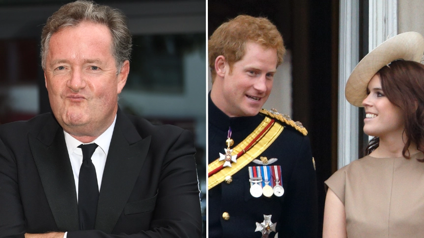 Piers Morgan alleges he caused ‘falling-out’ between Prince Harry and Princess Eugenie
