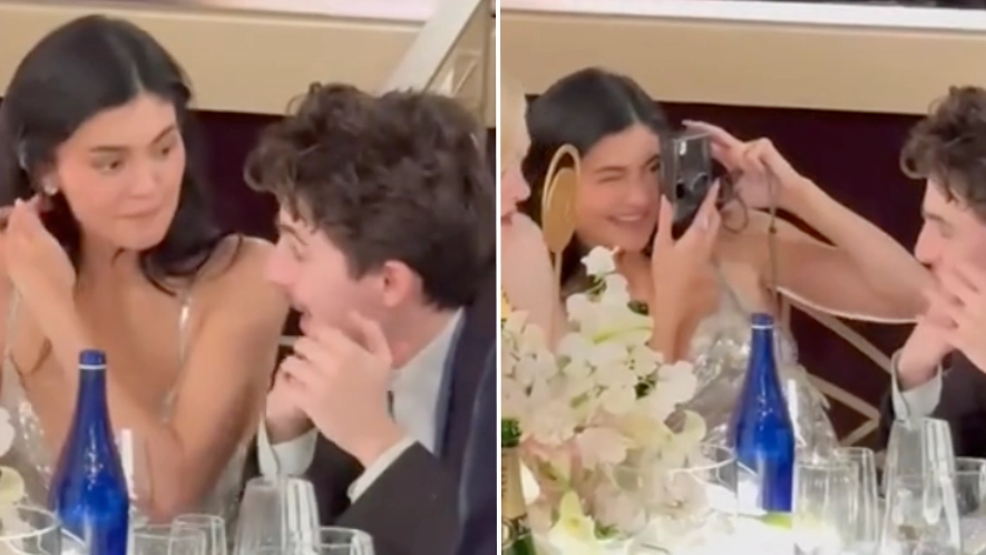 Kylie Jenner fans can’t get over ‘cute’ interaction with Timothée Chalamet at Golden Globes