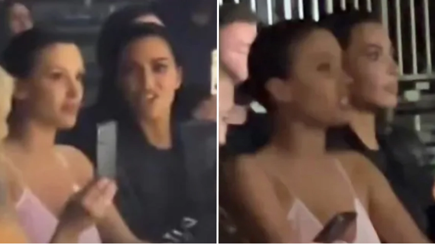 Fans are all saying the same thing after spotting Kim Kardashian and Bianca Censori at Kanye West album party